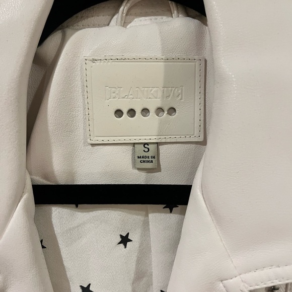 White Leather Jacket - Blank NYC - Picture 3 of 6